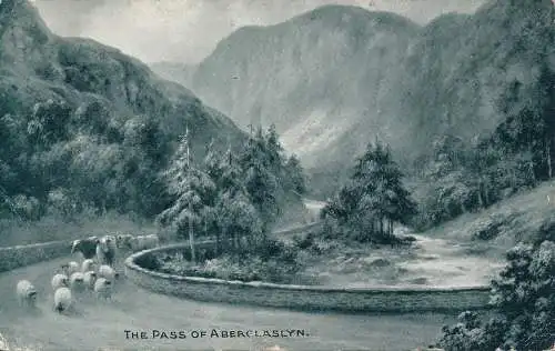 PC69155 Der Pass von Aberglaslyn. Dennis. 1909