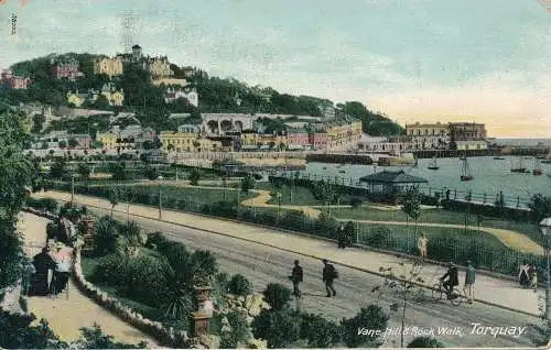 PC68161 Vane Hill and Rock Walk. Torquay. Frith. 1906