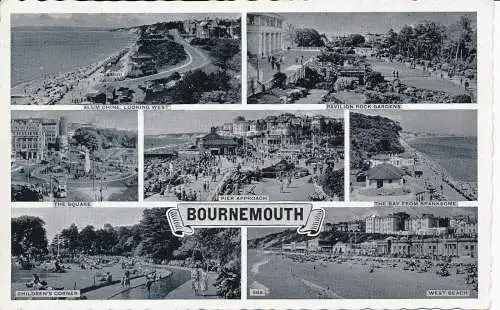 PC69657 Bournemouth. Multi-View. 1962