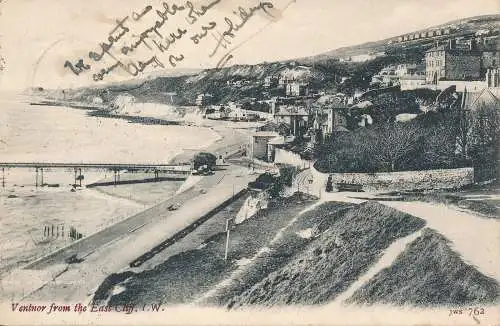 PC71232 Ventnor von der East Cliff. I.W. JWS 762. 1904