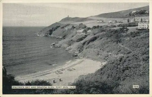 PC70848 Spaldrick Bay und Bradda Glen. Port Erin. I.O.M. Lachs. 1953