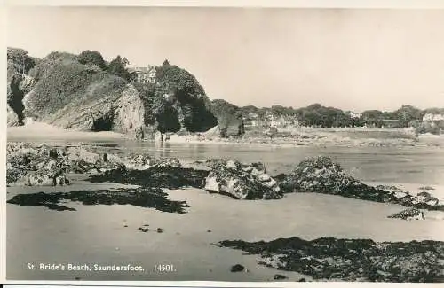 PC69259 St. Brides Beach. Saundersfoot. Lachs. RP