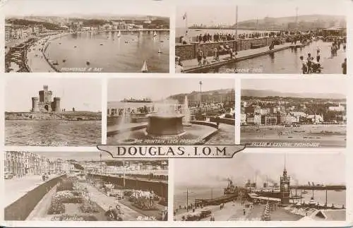 PC70843 Douglas. I.O.M. Multi View. Valentinstag. RP. 1952