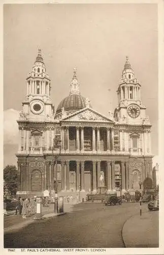 PC67772 St. Pauls Kathedrale. Westfront. London. Harvey Barton. Nr. 39667