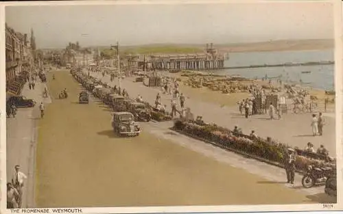 PC71607 Die Promenade. Weymouth. Nr. 39119