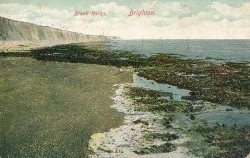 PC68014 Black Rocks. Brighton. 1907