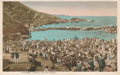 PC69924 Ilfracombe. Tunnel Badestrand