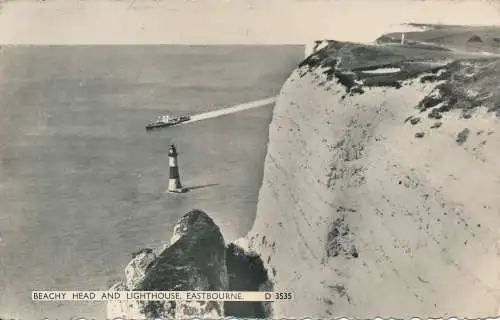 PC69644 Strandkopf und Leuchtturm. Eastbourne. Schuhschmied und Etheridge. Norman