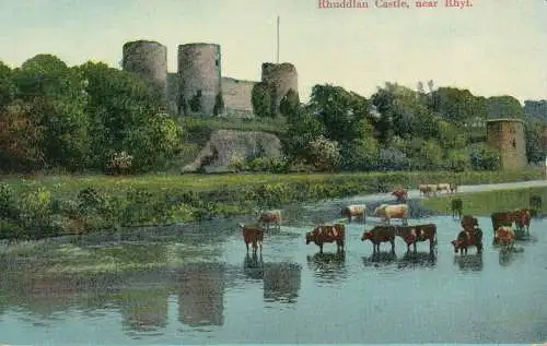 PC67735 Schloss Rhuddlan bei Rhyl