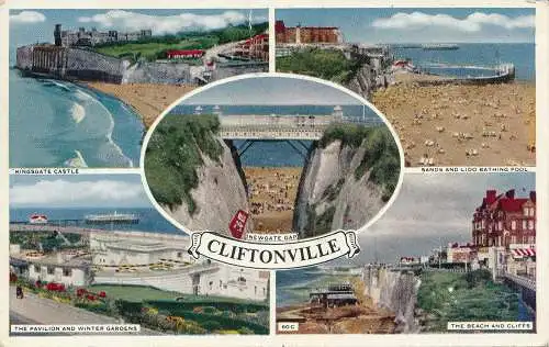 PC68237 Cliftonville. Multi-View. 1960