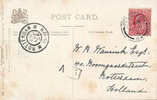 PC68149 Plymouth. Der Pier. Tuck. Öle. Nr. 786. 1904