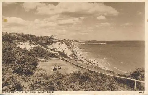 PC67635 Bournemouth. Die Bucht von Durley China