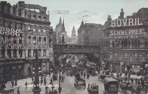 PC70899 Ludgate Hill. London. 1920