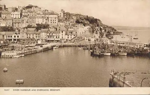 PC69989 Inner Harbour und Overgang. Brixham. Nr. 38687