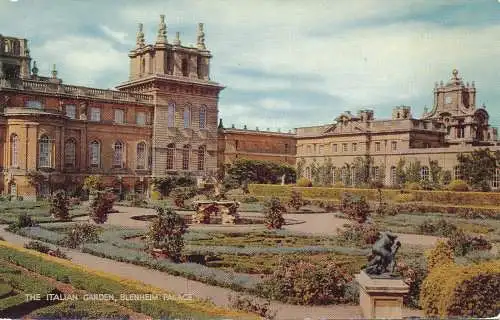 PC70805 Der italienische Garten. Schloss Blenheim. Lachs. Nr. 2511c