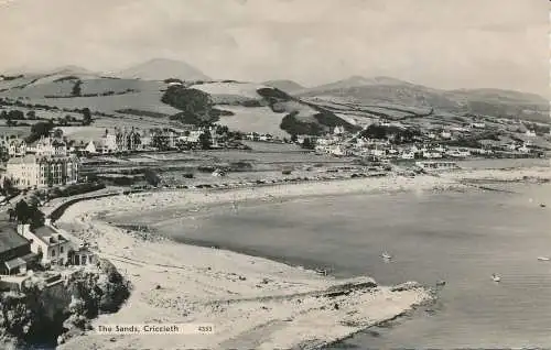 PC71032 The Sands. Criccieth. RP. 1963