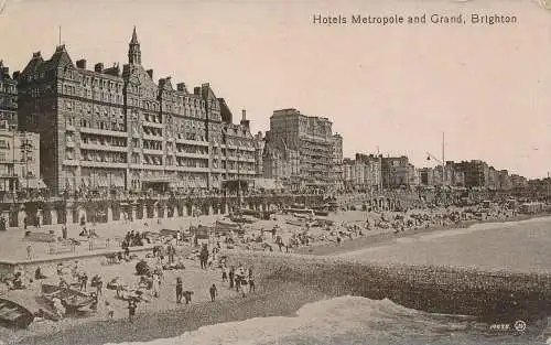 PC68417 Hotels Metropole und Grand. Brighton. Valentinstag. 1919