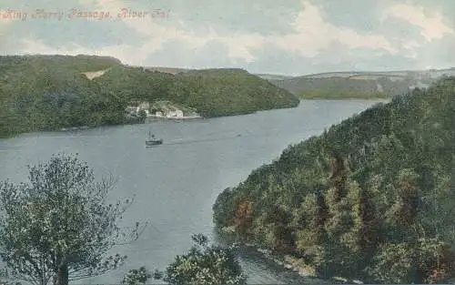 PC70114 King Henry Passage. River Fal. Valentinstag