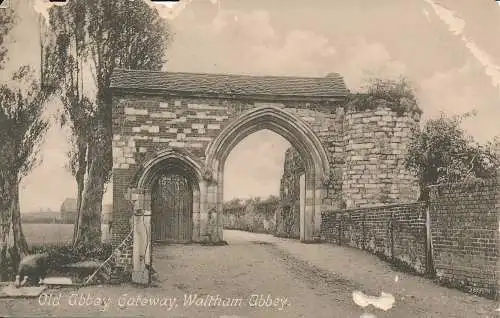 PC71563 Old Abbey Gateway. Waltham Abbey. W.H. Clark