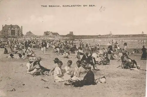 PC68421 The Beach. Gorleston on Sea