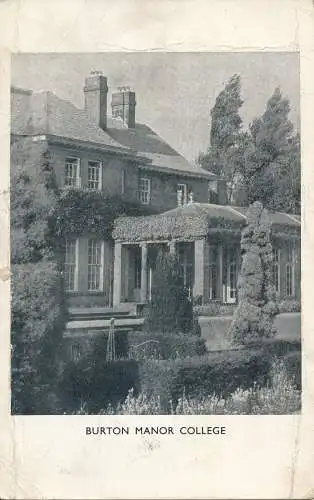 PC71260 Burton Manor College. 1953