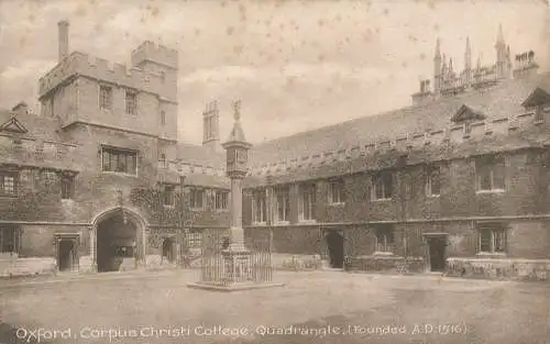 PC70133 Oxford. Corpus Christi College. Viereck. Frith. Nr. 57413