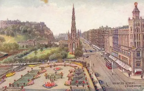 PC69475 Princes Street. Edinburgh. Lachs. Nr. 4293