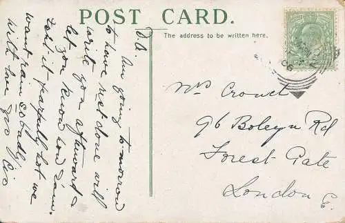 PC68752 alte Postkarte. Burgtore. 1906