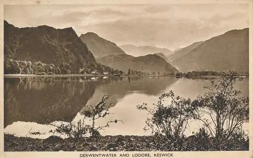 PC70858 Derwentwater und Lodore. Keswick. Abraham. 1942