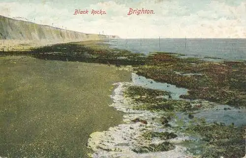 PC68251 Black Rocks. Brighton. 1909