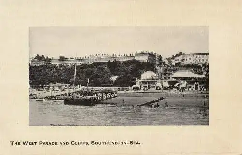 PC68491 The West Parade and Cliffs. Southend on Sea