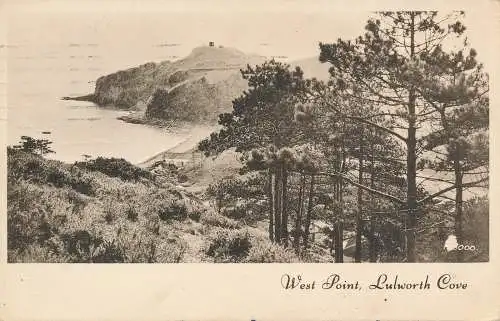 PC68861 West Point. Lulworth Cove. Valentinstag. Sepiatype. 1953