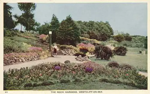 PC68209 The Rock Gardens. Westcliff on Sea. 1958