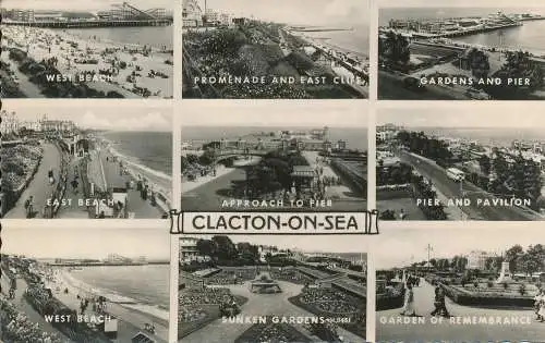 PC69634 Clacton auf See. Multi-View. Valentinstag. RP. 1961