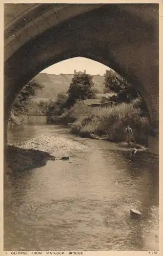 PC70178 Ein Blick von Matlock Bridge. Photochrom. Nr. 71262