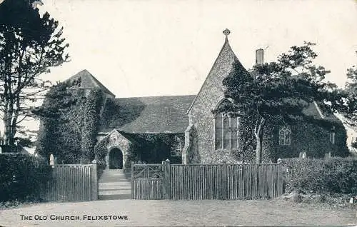 PC69531 Die alte Kirche. Felixstowe. Dennis. 1909