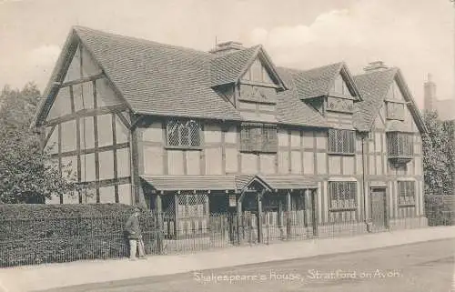 PC71454 Shakespeares House. Stratford auf Avon. W.H. Smith