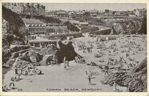 PC70860 Towan Beach. Newquay. 1950