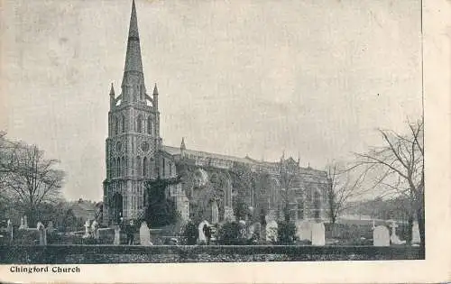 PC68797 Chingford Church. 1907