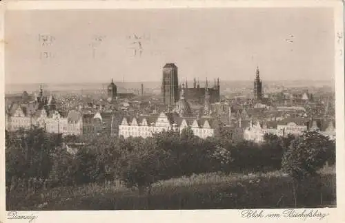 PC70356 Danzig. Blick vom Bischofsberg. 1978