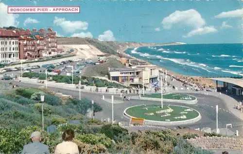 PC70908 Boscombe Pier. Anfahrt. Jung. 1963