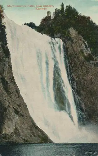 PC71125 Montmorency Falls in der Nähe von Quebec. Kanada. Valentinstag