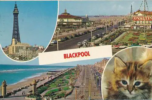 PC68684 Blackpool. Multi-View. Sanderson und Dixon. Nr. P61559. 1966