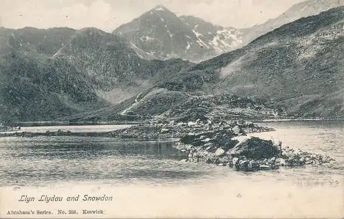 PC67723 Llyn Llydau und Snowdon. Abraham. Nr. 358