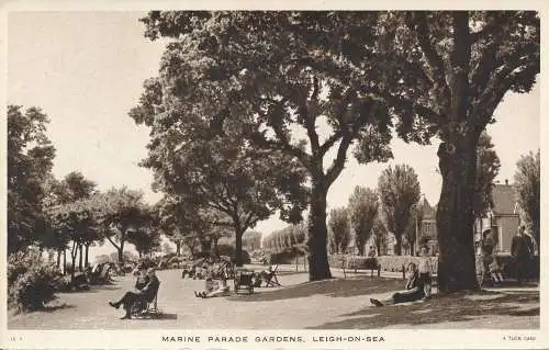 PC71693 Marine Parade Gardens. Leigh on Sea. Tuck