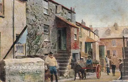 PC69523 Fischerviertel. Cornwall. Hildesheimer. 1907