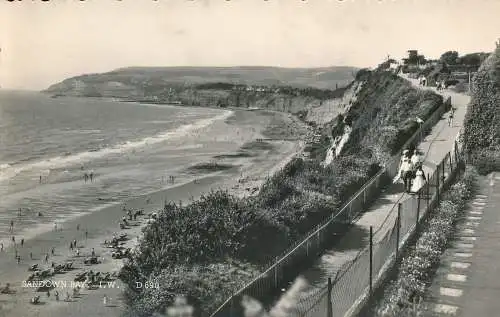 PC71605 Sandown Bay. I.W. Dean. Die Bucht. RP. 1965