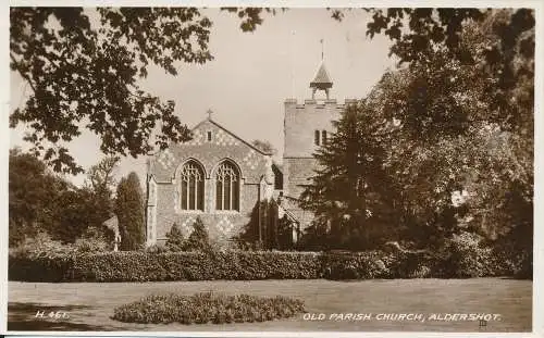 PC71997 Alte Pfarrkirche. Aldershot. Valentinstag. Nr. H.461. RP