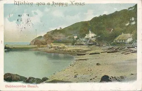 PC71529 Babbacombe Beach. Pfau. Autochrom. 1905