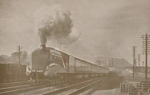 PC71630 L. N. E. R. up West Riding Limited Passing Hitchin Engineers Lagerhof.